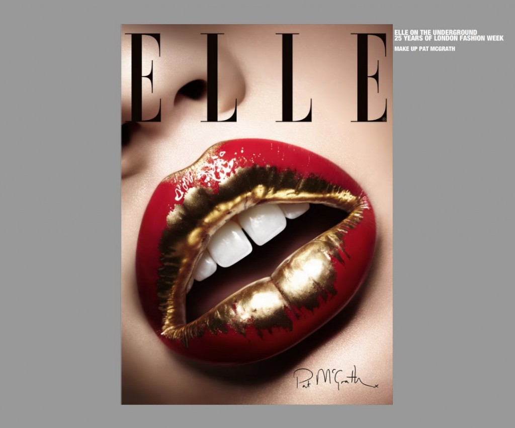 RENE HABERMACHER PAT MCGRATH LONDON FASHION WEEK FLYER